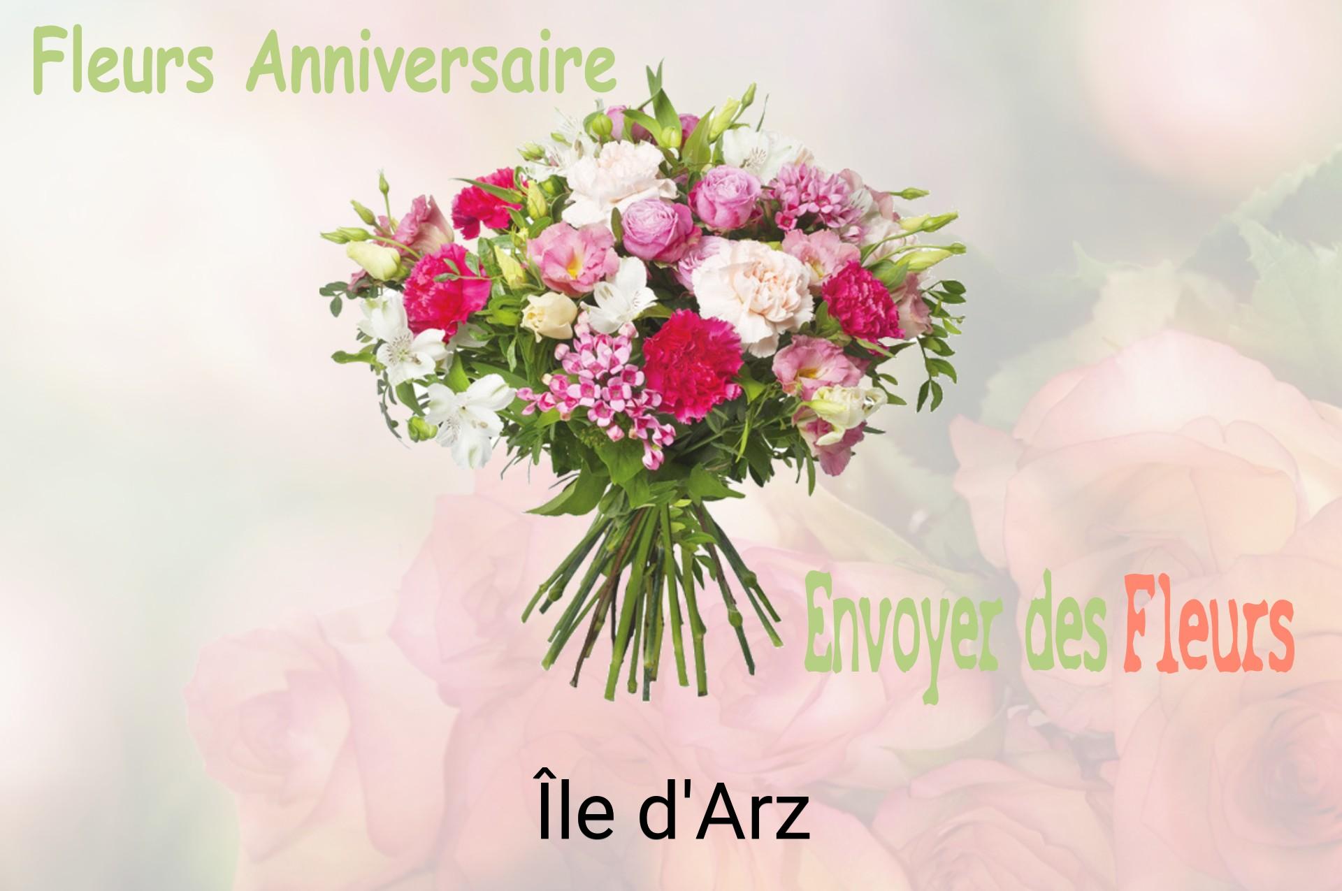 Bouquet de fleurs d’anniversaire livré à Île-d'Arz